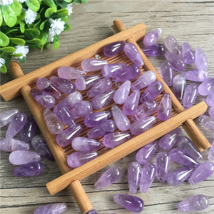 Natural Gemstone Amethyst Drop Shape 7*14mm Loose Beads For Jewelry DIY Making Earrings Necklace Bracelet 30pcs/lot
Natural Gemstone Amethyst Drop Shape 7*14mm Loose Beads For Jewelry DIY Making Earrings Necklace Bracelet 30pcs/lot