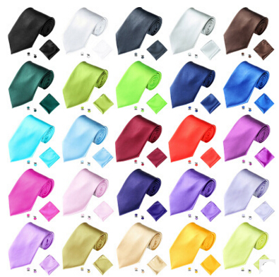 Tie Sets Solid Color Tie Wedding Neck Tie Set Fashion Silk Ties Handmade Mens Neckties Pocket Square Cufflinks Set Woven Hanky 
Tie Sets Solid Color Tie Wedding Neck Tie Set Fashion Silk Ties Handmade Mens Neckties Pocket Square Cufflinks Set Woven Hanky