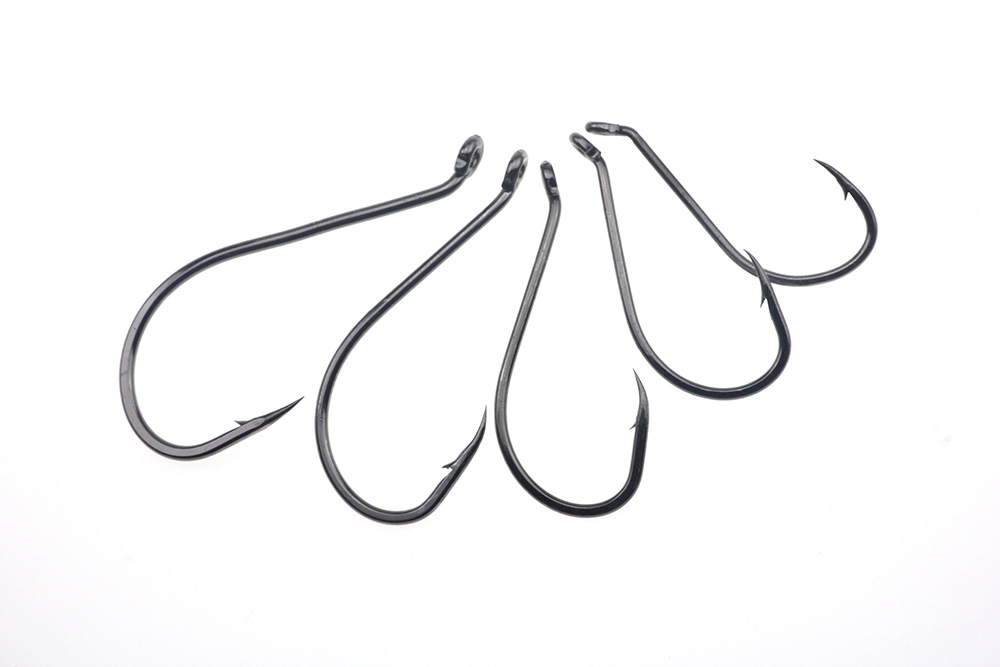 Rompin 50pcslot 8299 fishing hook Octopus Beak Bait Fishhooks Offset High Carbon Steel Barbed size 9010 1 2 4 6