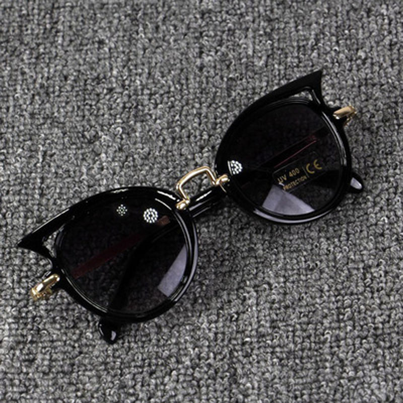 Cat Eye Kids Sunglasses Boy Girl Fashion UV Protection Sun Glasses Simple Cute Eyeglasses Frame Child Eyewear Summer Beach Accessories Z11 H260130