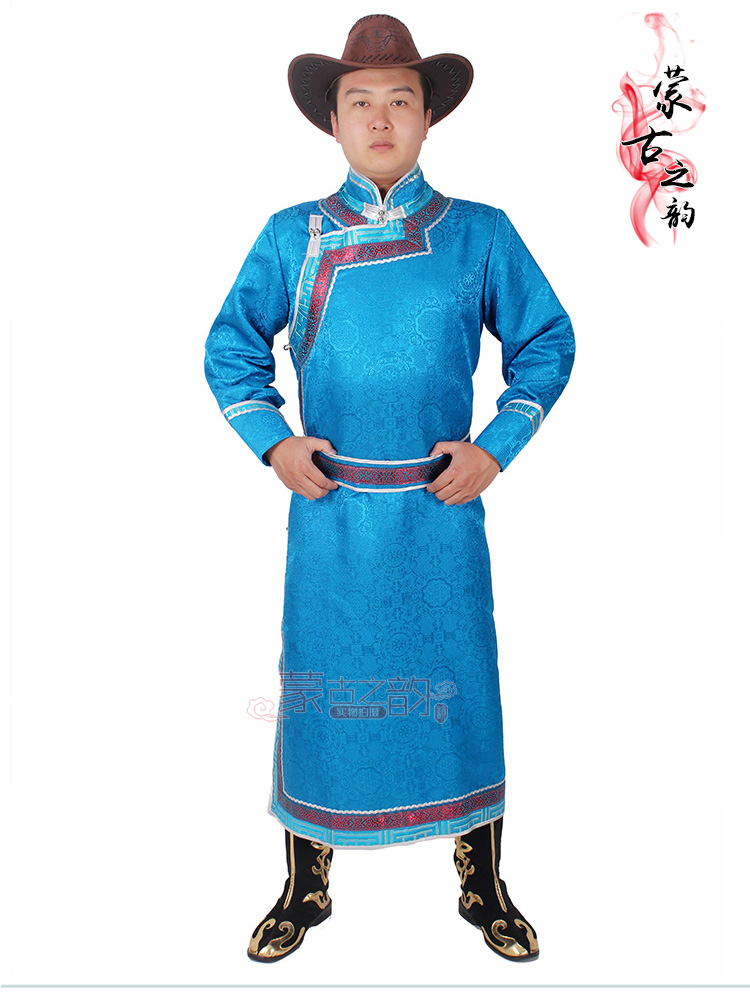New Chinese national Costume Male gown grassland Traditional living outfit Mongolian Costumes For Men Robe Clothes vintage ethnic clothing