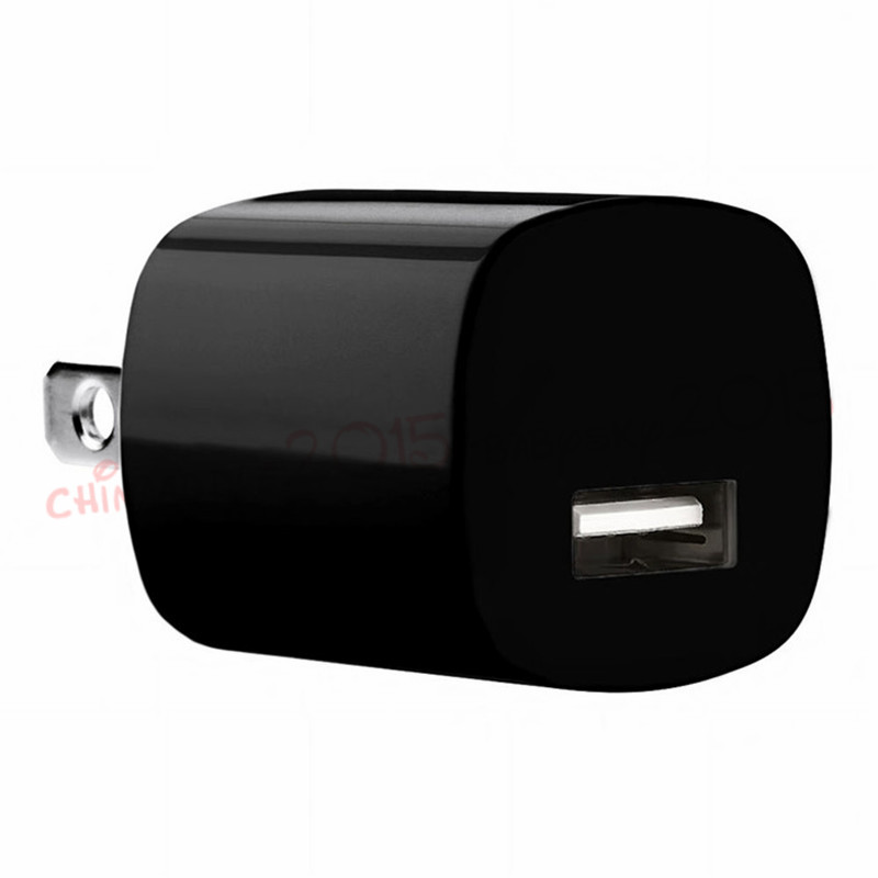 5V 1A US Ac Home Travel Wall charger Power Adapter Plug For iphone 7 8 12 13 14 Samsung Galaxy s6 s7 edge s8 s10 htc android phone mp3