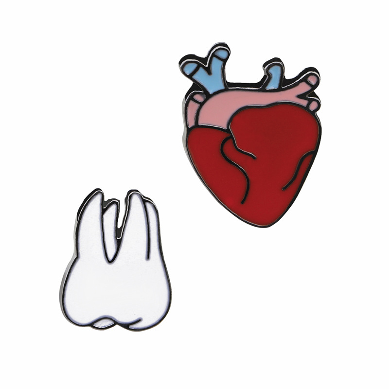 Punk Style Heart Tooth Enamel Brooches Pins For Men Women Boy Girl Clothes Backpack Bag Demin Jacket Suit Shirt Collar Decor Lapel Pin Badge
Punk Style Heart Tooth Enamel Brooches Pins For Men Women Boy Girl Clothes Backpack Bag Demin Jacket Suit Shirt Collar Decor Lapel Pin Badge