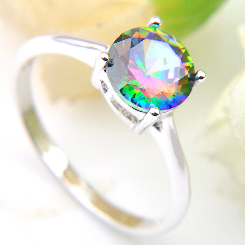 6 PCS/LOT Luckyshine Valentine's Day Amazing Rainbow Mystic Topaz Gems 925 Sterling Silver Plated Russia Canada USA Weddiing Party Rings
6 PCS/LOT Luckyshine Valentine's Day Amazing Rainbow Mystic Topaz Gems 925 Sterling Silver Plated Russia Canada USA Weddiing Party Rings