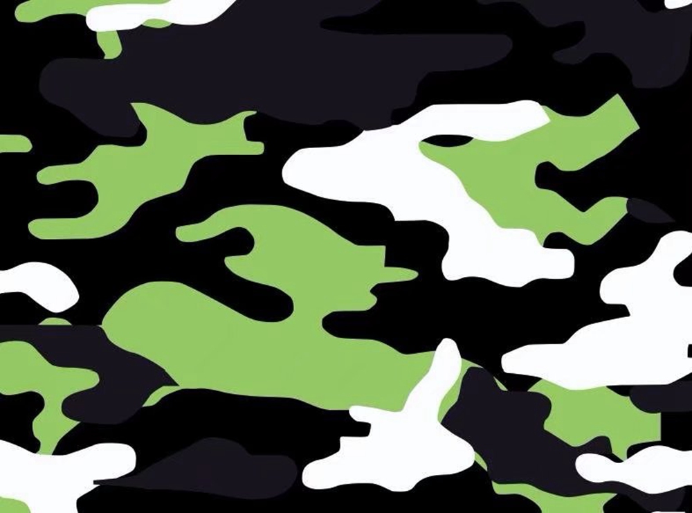 Neo Green Camouflage Vinyl For Car Truck Whole Wrap Camo styling Covering Film with air release / Bubble Free Size 1,52x10m/20m/30m Roll