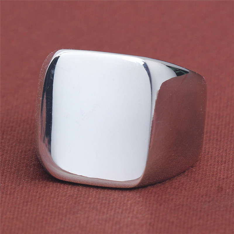 Stainless Steel Square Blank Motorcycle Band Ring Black Gold championship men rings Hip Hop fashion jewelry will and sandy gift, Silver
Stainless Steel Square Blank Motorcycle Band Ring Black Gold championship men rings Hip Hop fashion jewelry will and sandy gift, Silver