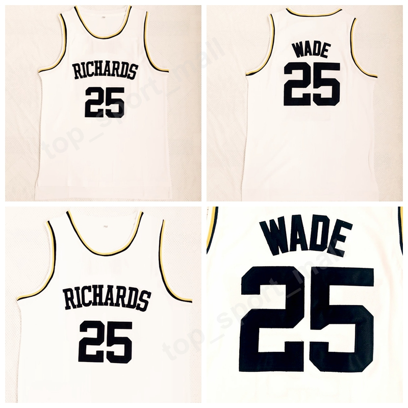Richards 25 Dwyane Wade High School Jerseys Men All Stitched Basketball Dwyane Wade Jersey Sports Uniforms High Quality, White
Richards 25 Dwyane Wade High School Jerseys Men All Stitched Basketball Dwyane Wade Jersey Sports Uniforms High Quality, White
