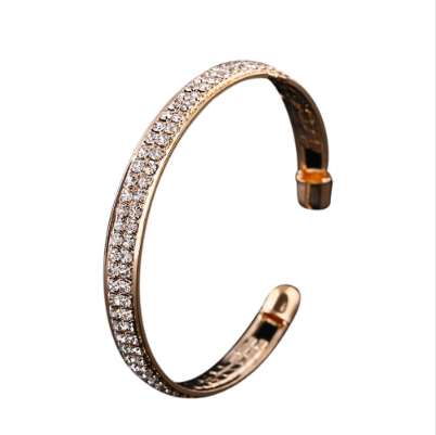 Crystal Bracelets For Women Gold Silver Bracelet Bangles Femme Open Bangle Cuff Fashionable Classic Beautiful Accessories
Crystal Bracelets For Women Gold Silver Bracelet Bangles Femme Open Bangle Cuff Fashionable Classic Beautiful Accessories