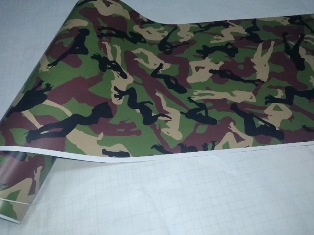 Various Color Snow Girl Camouflage Vinyl For Car & Truck Wrap styling Covering Film with air release / Bubble Freea 1,52x30m(5x98ft ) Roll