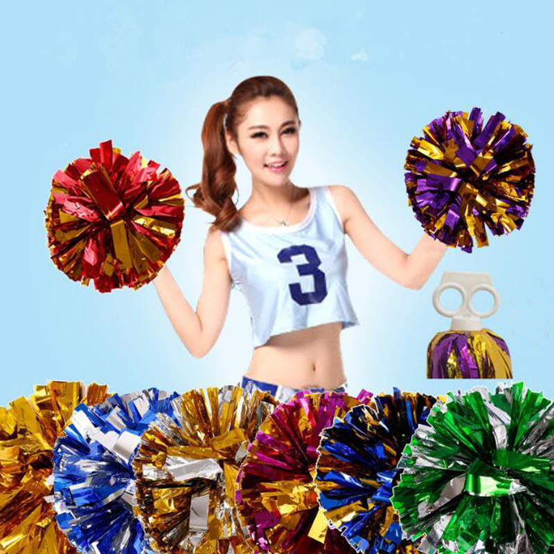 50g Cheerleading Pom Poms Cheering Hand Flowers Ball Pompom Christmas Wedding Party Festival Dance Props Metallic Cheer Leading
50g Cheerleading Pom Poms Cheering Hand Flowers Ball Pompom Christmas Wedding Party Festival Dance Props Metallic Cheer Leading