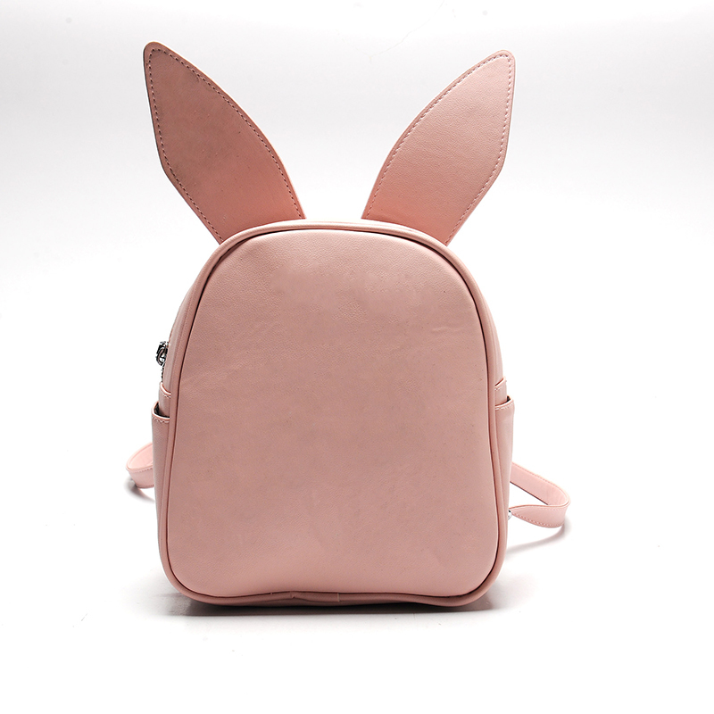 Backpack Women Replace Bat Wing Cat Ears Cute Backpack for Teenager Girl School Bags Leather Mini Backpacks Shoulder Bag Bagpack Y18110202