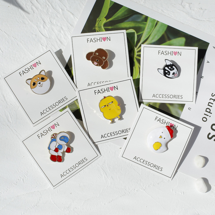 Cartoon Animal Badge Cute Chick Puppy Astronaut Teddy Jewelry Collar Armband for Child Hard Enamel Brooches Pins Wholesale Drop Ship
Cartoon Animal Badge Cute Chick Puppy Astronaut Teddy Jewelry Collar Armband for Child Hard Enamel Brooches Pins Wholesale Drop Ship