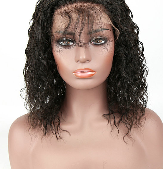 Glueless Lace Front Human Hair Bob Wigs Deep Curly For Black Women With Baby Hairs 130% Density Pre Plucked Brazilian diva1