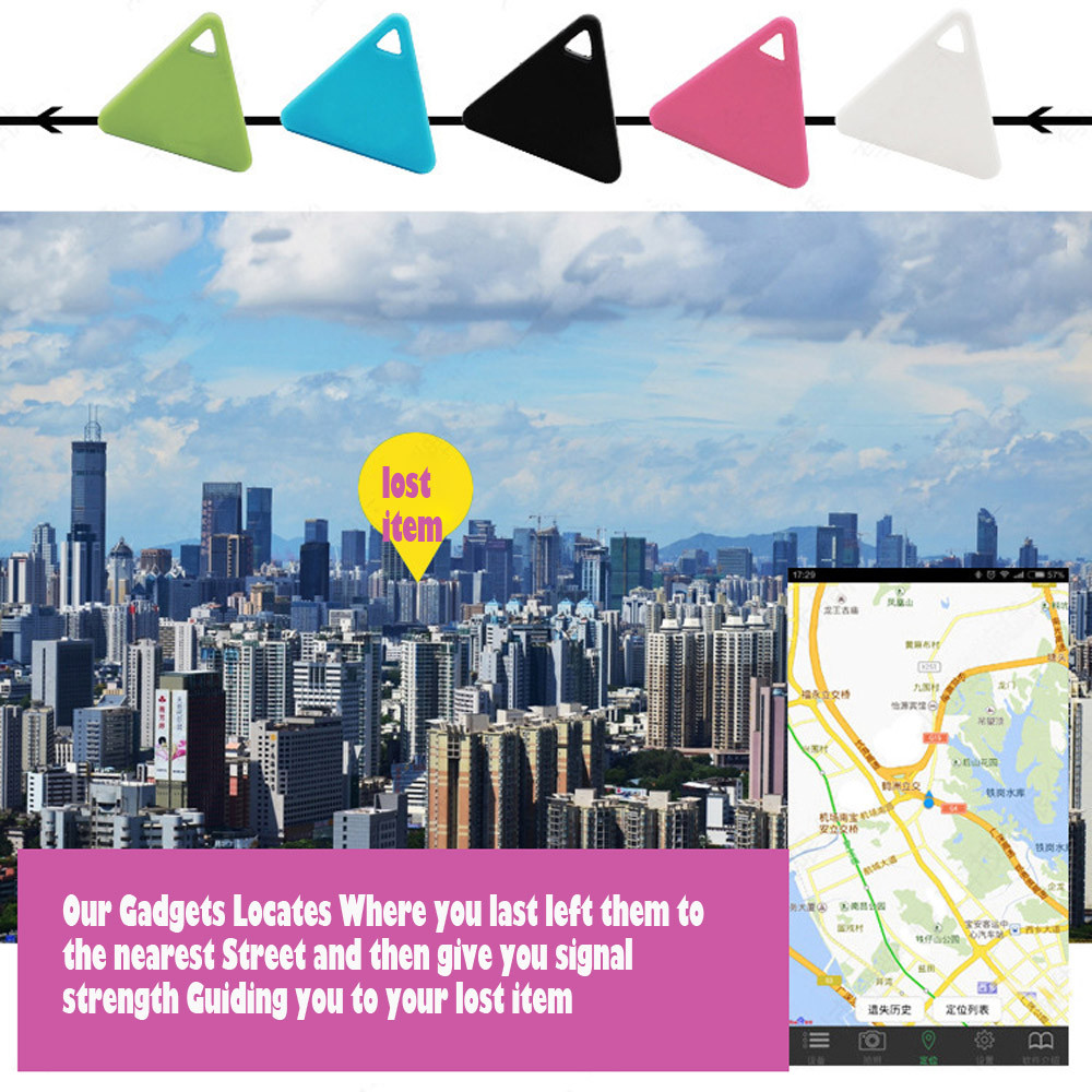 TCT 10pcs Tag Smart Mini Bluetooth Tracker Child Bag Wallet Key Pet Smart Finder Mini GPS Alarm Locator Tracker Track