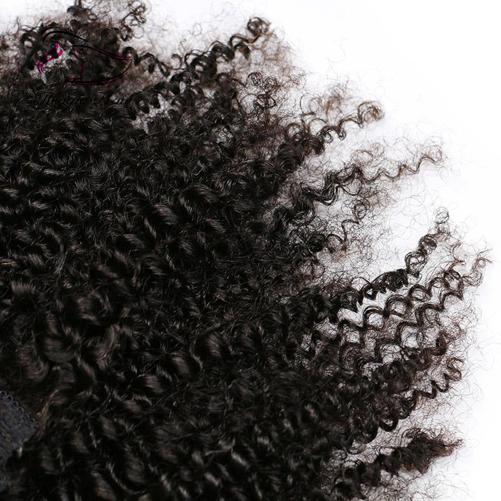Clip in Human Hair Extensions For Black Women Afro Kinky Curly 100g High Quality Unprocessed Brazilian Human Hair