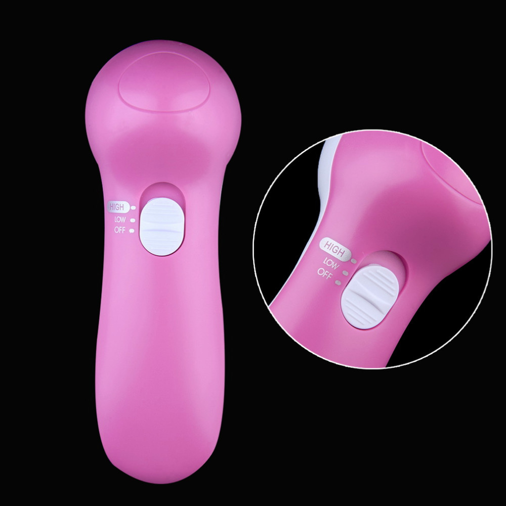 Battery Rotating Facial Cleansing Brush Waterproof Face Cleanser Machine Massage Skin Care Tools Cepillo De Limpieza Facial Giratorio A Bateria Wholes