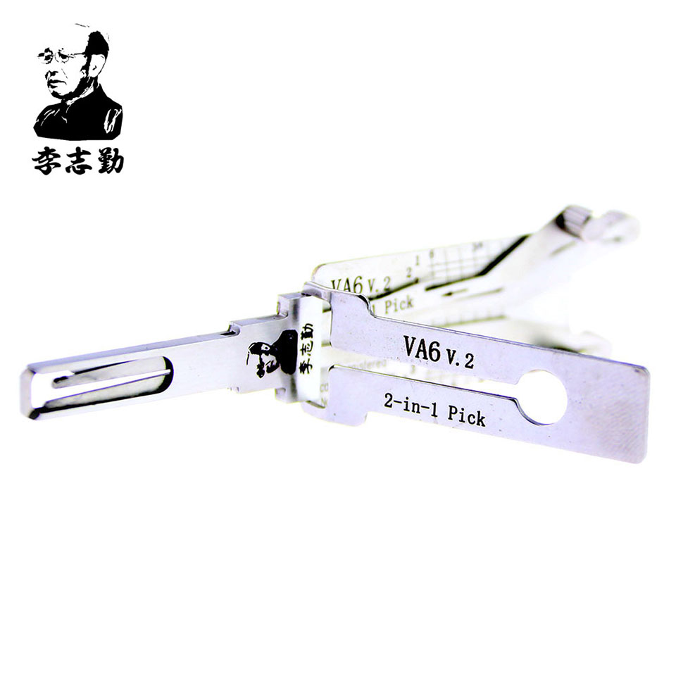 Mr. Li's Original Lishi VA6 V.2 (4 Lifters) 2in1 Decoder and Pick - Best Automotive Locks Unlock Tools on the Market
Mr. Li's Original Lishi VA6 V.2 (4 Lifters) 2in1 Decoder and Pick - Best Automotive Locks Unlock Tools on the Market