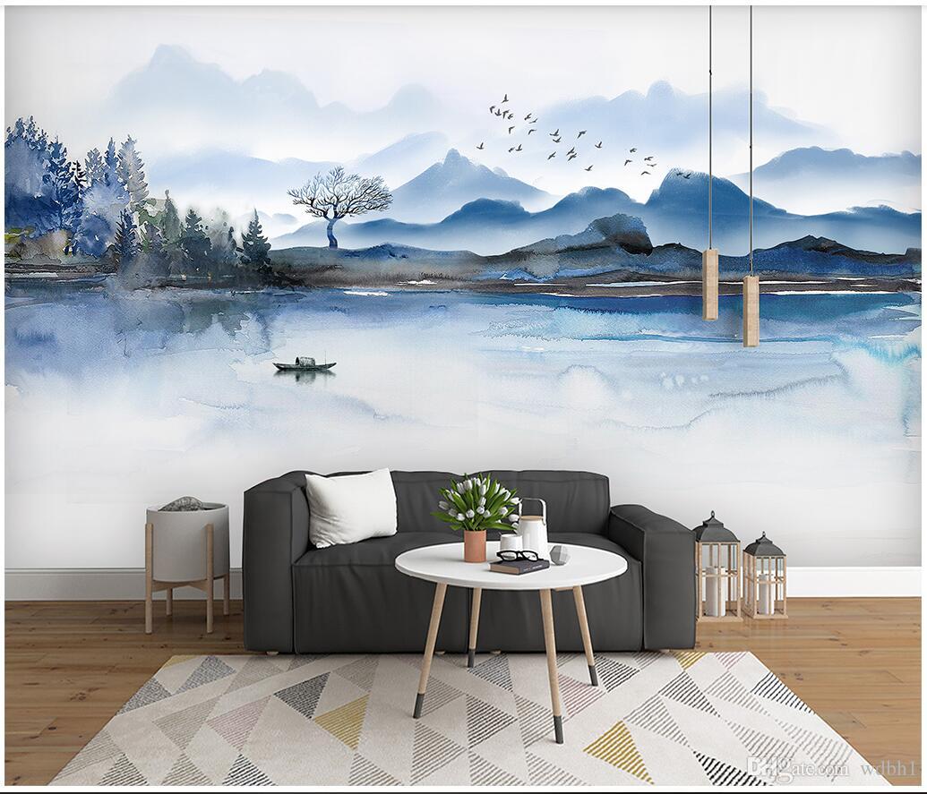 3d wallpaper custom photo New Chinese ink and water landscapes bird background wall of boatman murals wallpaper for walls 3 d living room, Sky blue
3d wallpaper custom photo New Chinese ink and water landscapes bird background wall of boatman murals wallpaper for walls 3 d living room, Sky blue