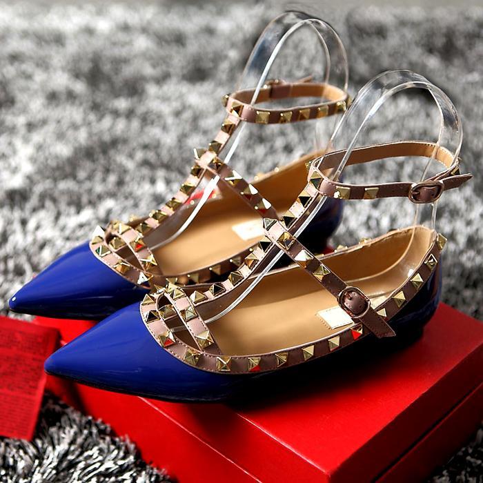 2018Brand Women Pumps Pointed Toe Flat Fashion Women Shoes Rivets Genuine Leather Ankle Strap Sandals Shoes 33-43, A3
2018Brand Women Pumps Pointed Toe Flat Fashion Women Shoes Rivets Genuine Leather Ankle Strap Sandals Shoes 33-43, A3