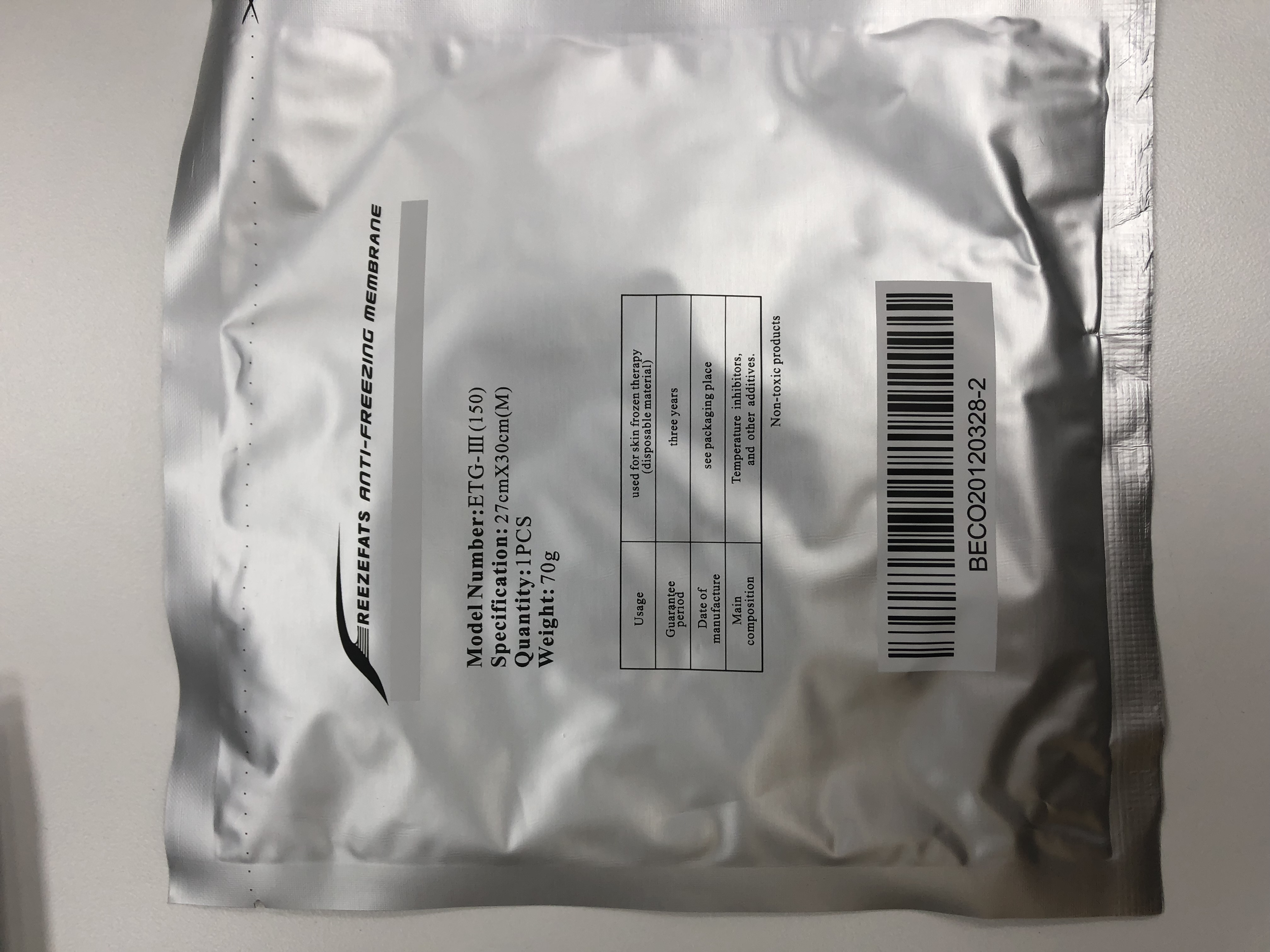 Cool Cryo Lipolysis Gel Pads Fat Freezing Membrane Freezefat Anti-Freezing Membrane for Cryolipolysis machine protect skin
Cool Cryo Lipolysis Gel Pads Fat Freezing Membrane Freezefat Anti-Freezing Membrane for Cryolipolysis machine protect skin