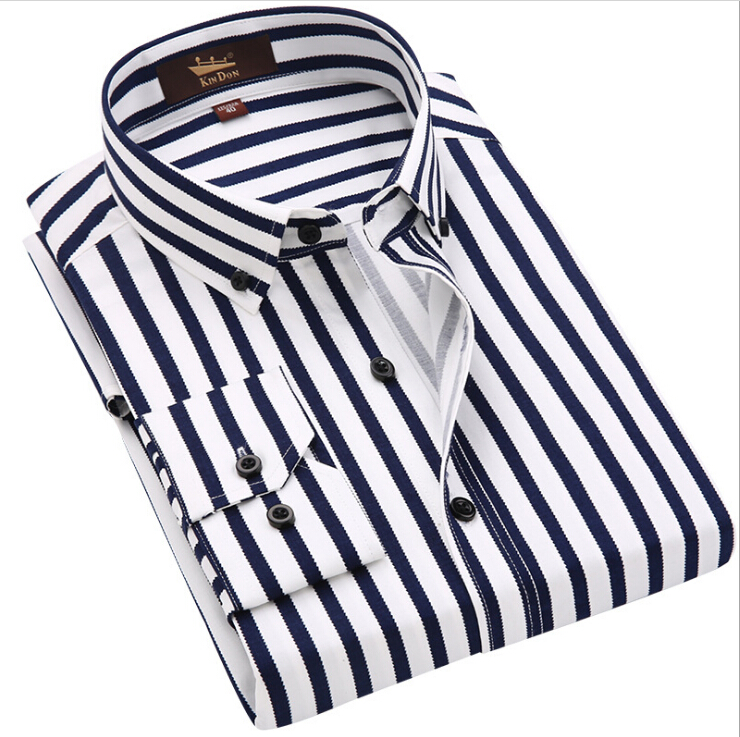 Man Long Sleeved Wide Striped Shirt Stretch Business Casual Shirt Mens Casual Fashion Shirt, Red and blue
Man Long Sleeved Wide Striped Shirt Stretch Business Casual Shirt Mens Casual Fashion Shirt, Red and blue