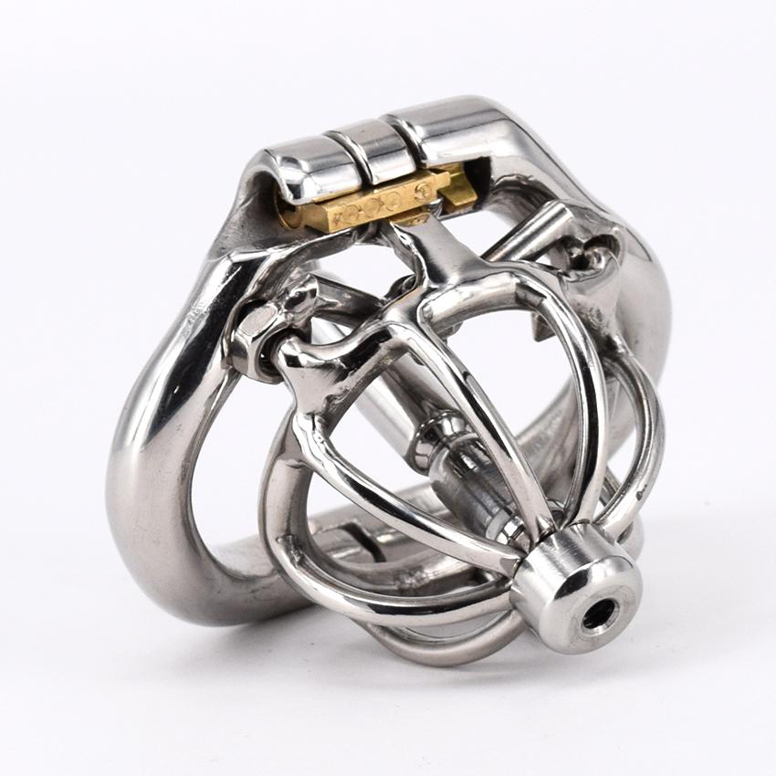 Magic lock new chastity devices with spikes anti-off ring stainless steel Super small male chastity device Short Cock Cage For Men Arc Base
Magic lock new chastity devices with spikes anti-off ring stainless steel Super small male chastity device Short Cock Cage For Men Arc Base