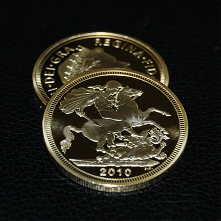 2010 British St George Dragon Gold Sovereign Coin Uk Gold Sovereign Dia. 40mm 1 Ounce Gold Plated
2010 British St George Dragon Gold Sovereign Coin Uk Gold Sovereign Dia. 40mm 1 Ounce Gold Plated