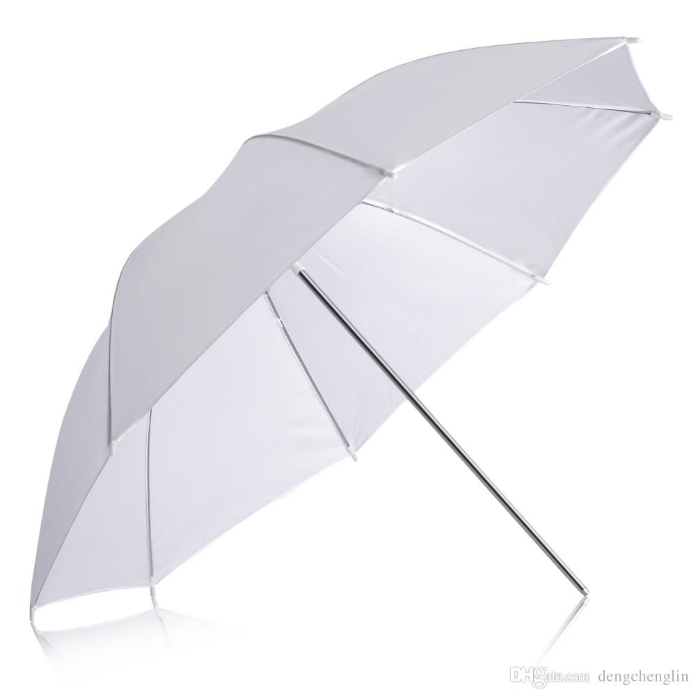 2 Pack 33"/84cm White Translucent Soft Umbrella for Photo and Video Studio Shooting free shipping