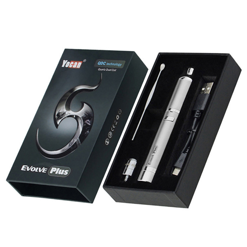 100%original Yocan Evolve Plus Starter Kits 1100mah Battery Quartz Dual Coil e cigarette wax vaporizer pen starter kits atomizer, Blue
100%original Yocan Evolve Plus Starter Kits 1100mah Battery Quartz Dual Coil e cigarette wax vaporizer pen starter kits atomizer, Blue