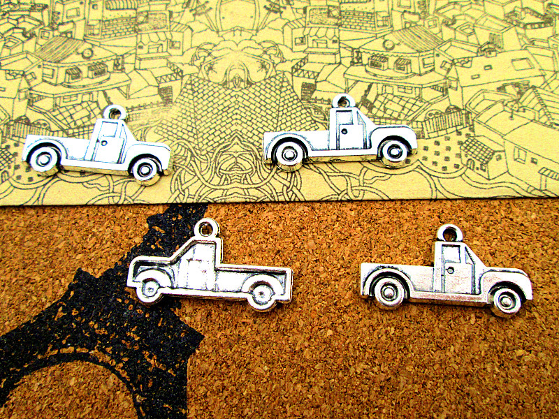60pcs- Antique Tibetan Silver Pickup truck Charms Pendants, DIY Supplies, Jewelry Making 14x26mm
60pcs- Antique Tibetan Silver Pickup truck Charms Pendants, DIY Supplies, Jewelry Making 14x26mm