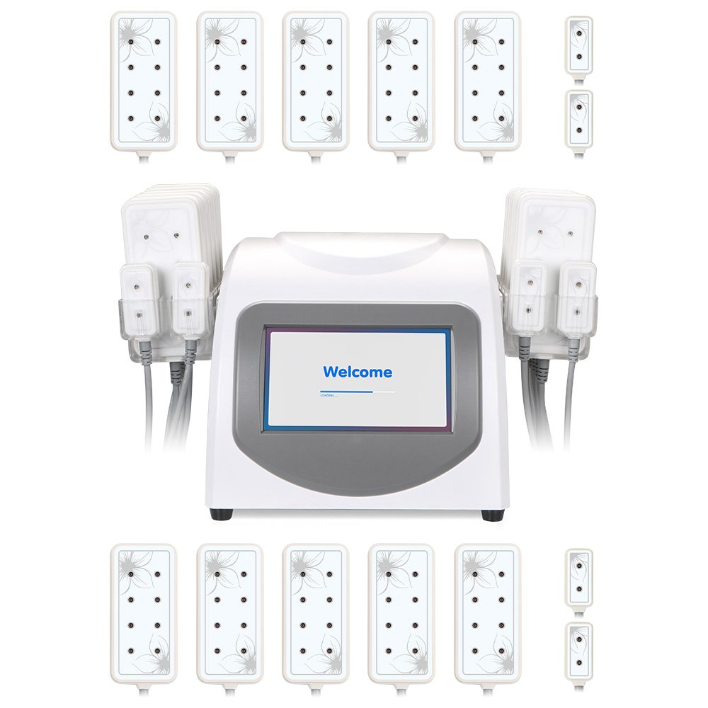 New Loading Spa Slimming 5mw Lipo Laser LLLT Fat Removal Cellulite Machine with 14 Laser Pads
New Loading Spa Slimming 5mw Lipo Laser LLLT Fat Removal Cellulite Machine with 14 Laser Pads