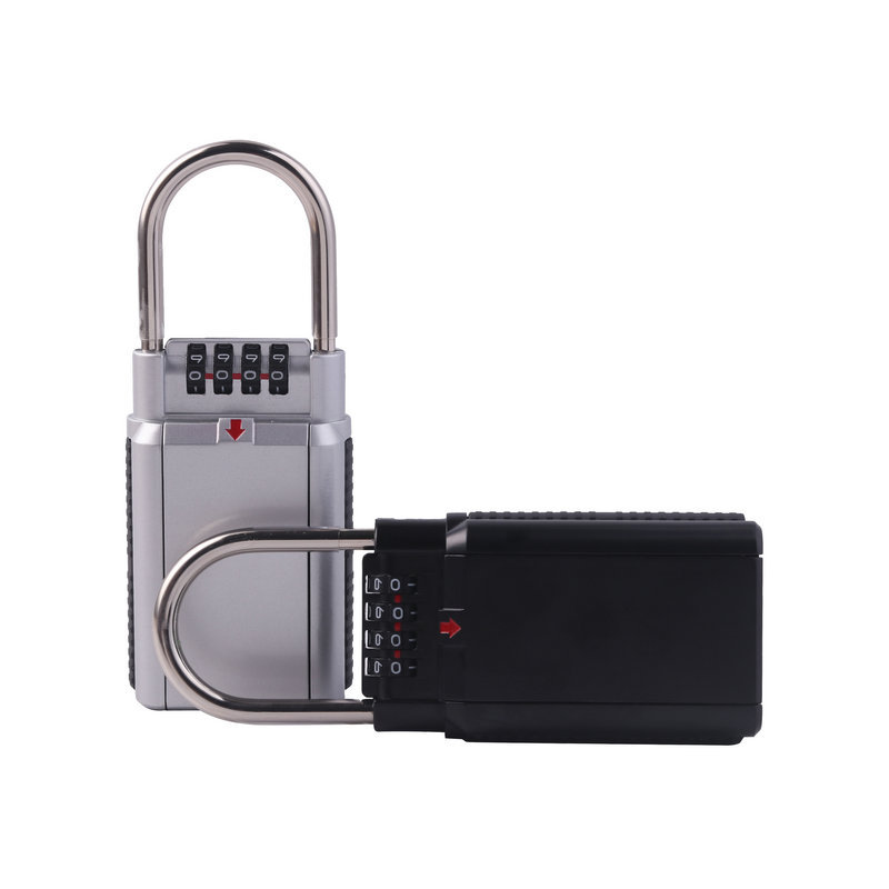 Outdoor Key Safe Box Key Security Storage Password Lock Box Padlock Keys Hook Organizer