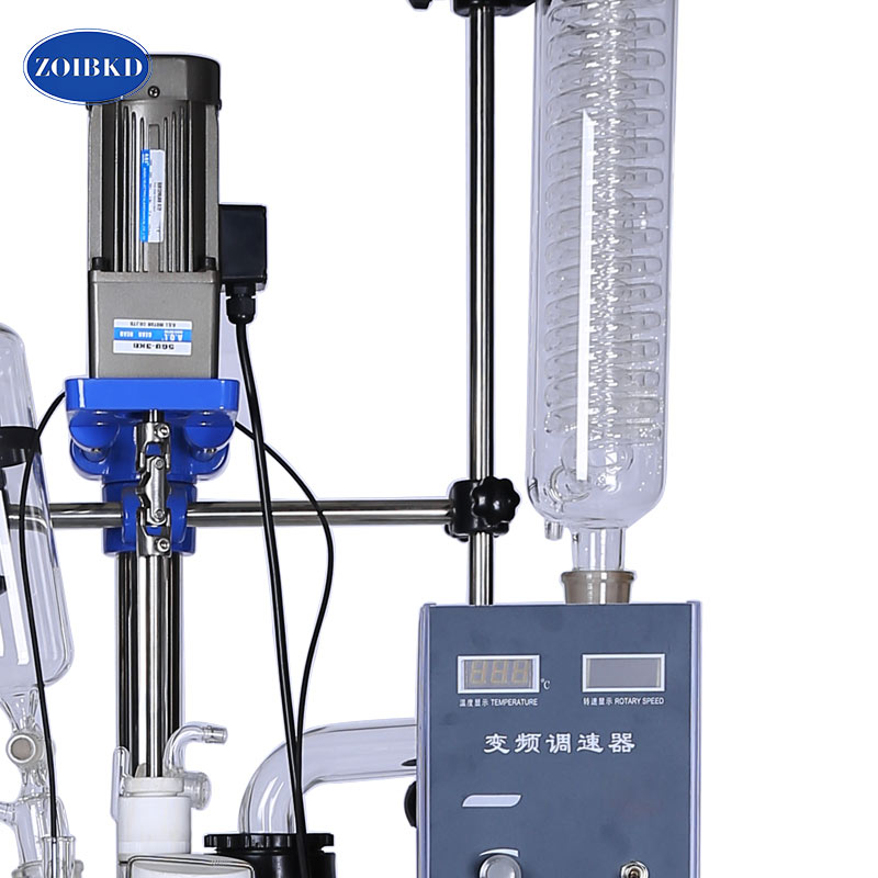 ZOIBKD Lab Supplies Double-Layer Gglass Reactor S-30L Used For The Distillation Recovery Reaction In Laboratory