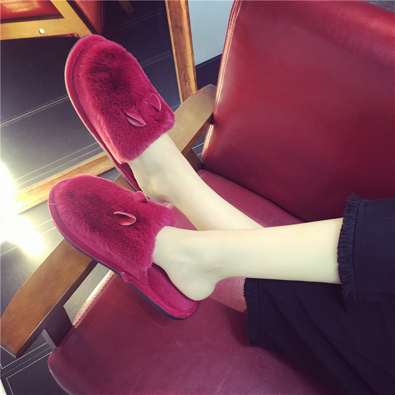 2021 Autumn and winter lovers cotton slippers, ladies thick bottom warm lovely simple indoor anti - slippery wool, Red
2021 Autumn and winter lovers cotton slippers, ladies thick bottom warm lovely simple indoor anti - slippery wool, Red