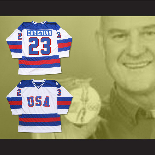 1980 Miracle On Ice Team USA #16 Mark Pavelich #20 Bob Suter #23 Dave Christian Ice Hockey Jersey Mens Stitched Embroidery Hockey Shirts, Black
1980 Miracle On Ice Team USA #16 Mark Pavelich #20 Bob Suter #23 Dave Christian Ice Hockey Jersey Mens Stitched Embroidery Hockey Shirts, Black
