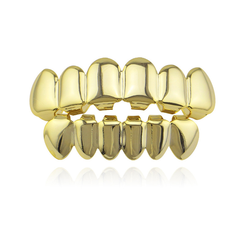 Hip Hop Gold Teeth Grillz Top & Bottom Grills Dental Mouth Punk Teeth Caps Cosplay Party Tooth Rapper Jewelry Gift Free Shipping, Black
Hip Hop Gold Teeth Grillz Top & Bottom Grills Dental Mouth Punk Teeth Caps Cosplay Party Tooth Rapper Jewelry Gift Free Shipping, Black