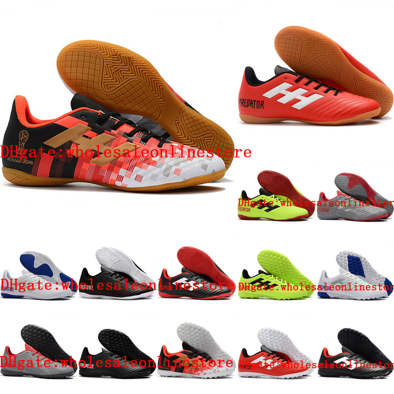 2018 new arrival mens soccer cleats low ankle Predator Tango 18.4 TF indoor soccer shoes IC football boots messi Tacos de futbol orange, Black;grey
2018 new arrival mens soccer cleats low ankle Predator Tango 18.4 TF indoor soccer shoes IC football boots messi Tacos de futbol orange, Black;grey