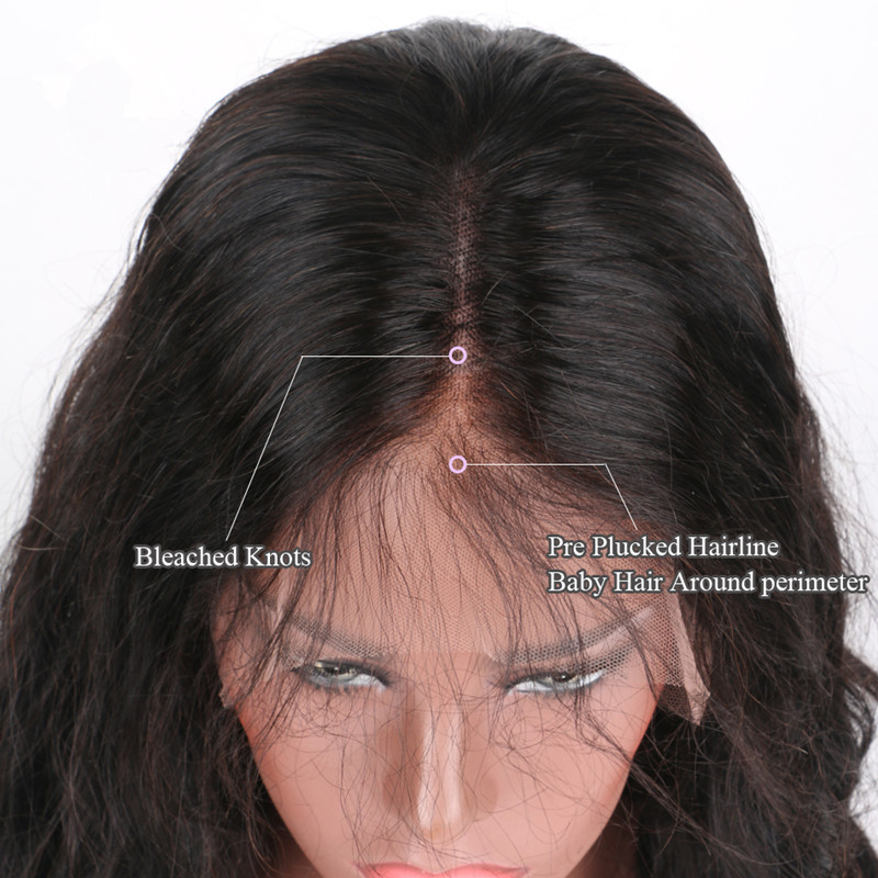 Middle Part High Temperature Fiber Natural Black/brown/blonde /red Short Bob Synthetic Lace Front Wig For black Women