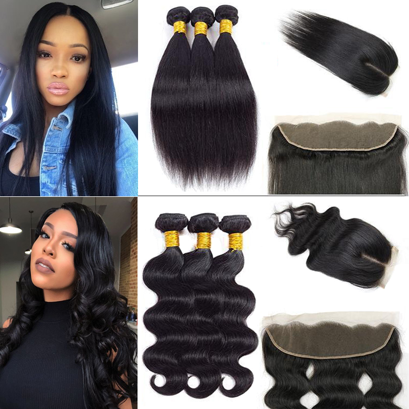 9a Virgin Malaysian Hair Body Wave Straight Hair Weaves 3 Bundles with Lace Frontal Closure Or 4X4 Lace Closure Cheap Human Hair Extensions
9a Virgin Malaysian Hair Body Wave Straight Hair Weaves 3 Bundles with Lace Frontal Closure Or 4X4 Lace Closure Cheap Human Hair Extensions