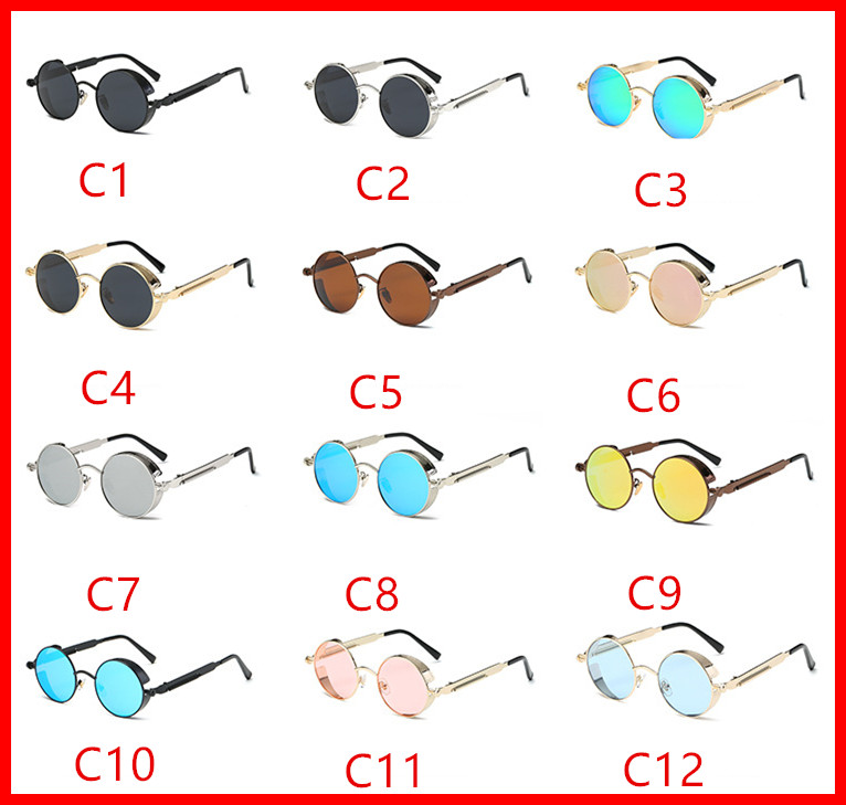 Vidano Optical Round Metal Sunglasses Steampunk Men Women New Fashion Glasses Luxury Designer Retro Vintage Sunglasses UV400, White;black
Vidano Optical Round Metal Sunglasses Steampunk Men Women New Fashion Glasses Luxury Designer Retro Vintage Sunglasses UV400, White;black