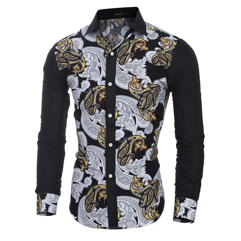 2016 New design stylish fashion classic vintage flower print men's shirts -2XL long sleeve young man formal shirt Slim fit, Hzhs029
2016 New design stylish fashion classic vintage flower print men's shirts -2XL long sleeve young man formal shirt Slim fit, Hzhs029