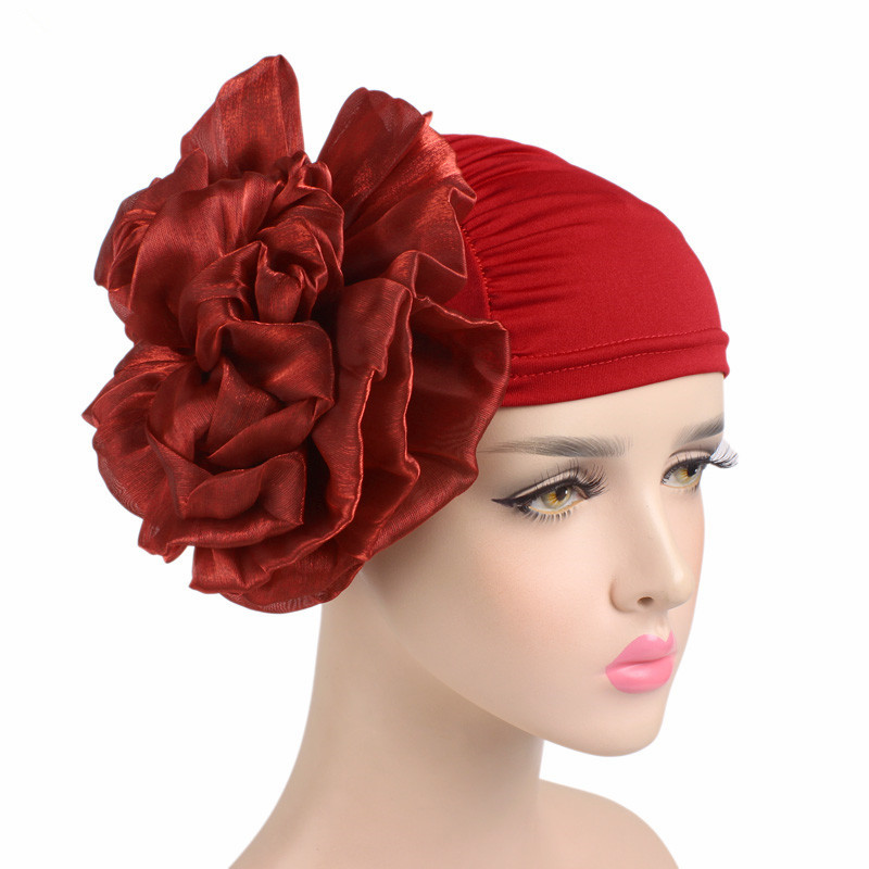 Women Big Flower Turban Muslim Turbante Elastic Head Wraps Chemo Hair Loss Sleeping Cap Ladies Beanie Girls Hat 9 colors, Many colors
Women Big Flower Turban Muslim Turbante Elastic Head Wraps Chemo Hair Loss Sleeping Cap Ladies Beanie Girls Hat 9 colors, Many colors