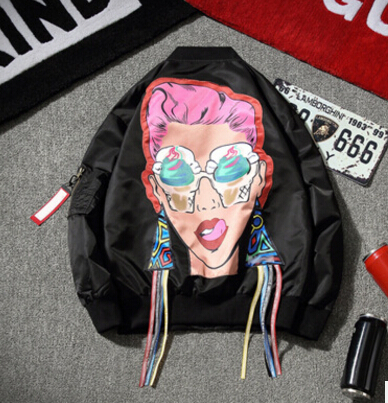 Men's Jackets Harajuku Men Black Spring Cute Funny Girls Printed Coats STYLISH Autumn Bomber
Men's Jackets Harajuku Men Black Spring Cute Funny Girls Printed Coats STYLISH Autumn Bomber