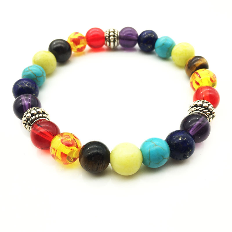Fashion Hot Sale 7 Chakra Mixed Stone Healing Chakra Pray Mens Womens Hologram Bracelet DIY Beads Jewelry Balancing Bracelets
Fashion Hot Sale 7 Chakra Mixed Stone Healing Chakra Pray Mens Womens Hologram Bracelet DIY Beads Jewelry Balancing Bracelets