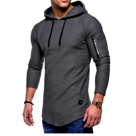 Autumn New Fashion Mens Hoodies Brand Men Solid Color Hooded Sling Sweatshirt Mens Hoodie Hip Hop Hoodie XXXL