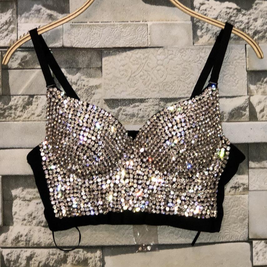 2018 sexy High-end Hand-made night club Jewel Diamond Bralet Women Bustier Bra Cropped Top Vest Plus Size, White
2018 sexy High-end Hand-made night club Jewel Diamond Bralet Women Bustier Bra Cropped Top Vest Plus Size, White