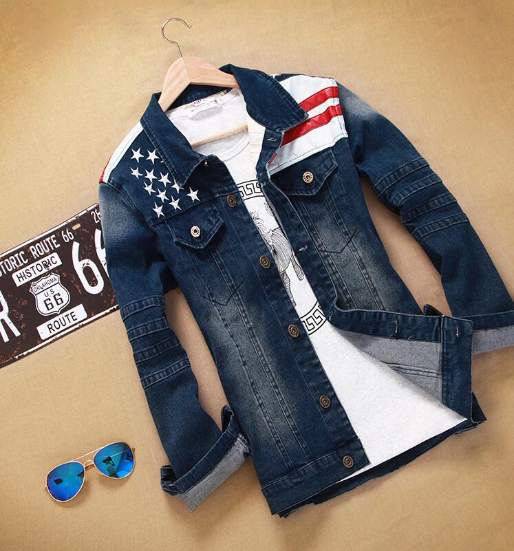 2018 new men's denim jacket American designer casual men's jacket factory wholesale Men's Outerwear Coats Mens Jacket, Denim blue
2018 new men's denim jacket American designer casual men's jacket factory wholesale Men's Outerwear Coats Mens Jacket, Denim blue