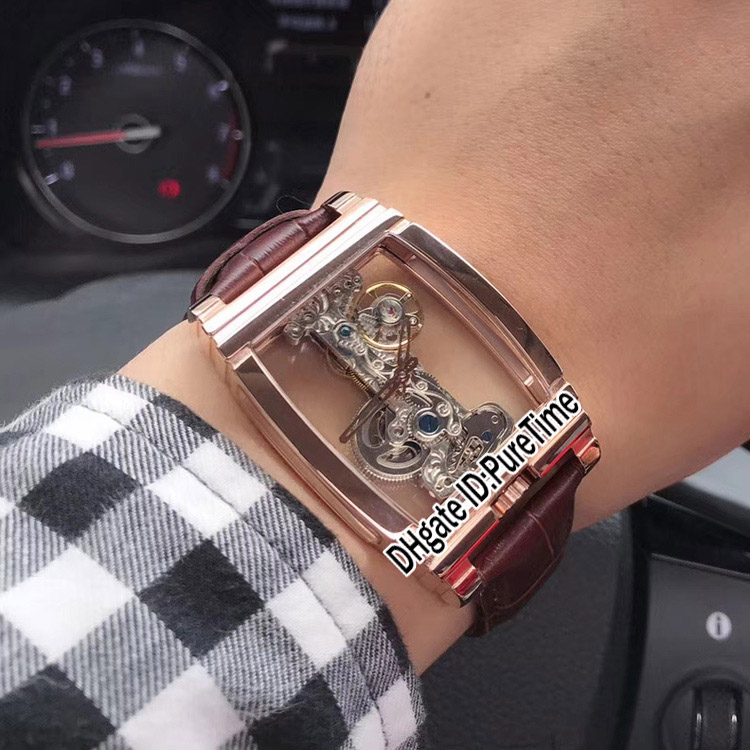 New Golden Bridge 113.550.70 Rose Gold Skeleton Dial Mechanical Hand Winding Automatic Mens Watch Glass Back Brown Leather Watches B58b2, Corm-b58-b (2)
New Golden Bridge 113.550.70 Rose Gold Skeleton Dial Mechanical Hand Winding Automatic Mens Watch Glass Back Brown Leather Watches B58b2, Corm-b58-b (2)
