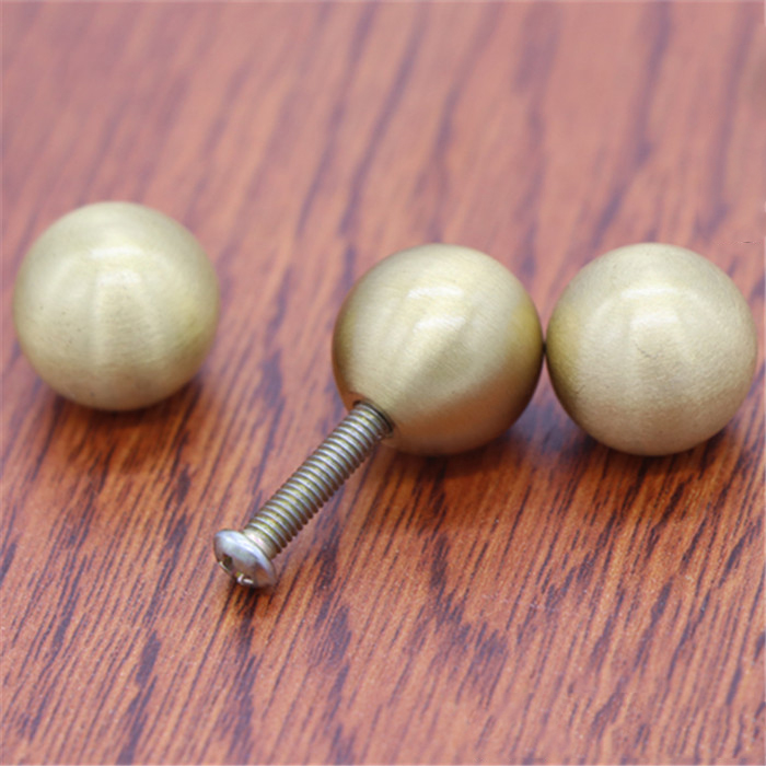 4pieces solid simple drawer knob furniture hardware cabinet wardrobe shoe door single hole handle round cone pull