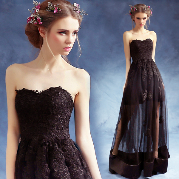 Sexy Black Evening Dress Sweetheart Sleeveless Lace-up Back Pleats Tulle with Applique Sexy Black Prom Dress Party Dresses Cheap, Dark red
Sexy Black Evening Dress Sweetheart Sleeveless Lace-up Back Pleats Tulle with Applique Sexy Black Prom Dress Party Dresses Cheap, Dark red